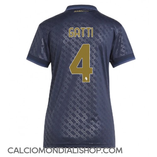 Maglie da calcio Juventus Federico Gatti #4 Terza Maglia Femminile 2024-25 Manica Corta